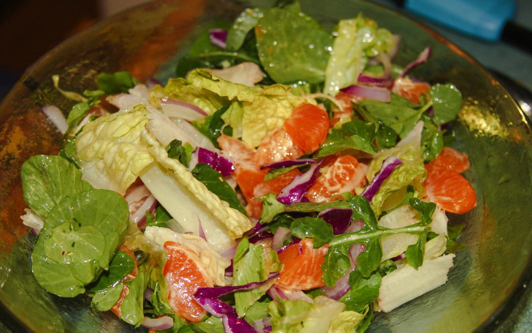 Recipe: tangerine and watercress salad