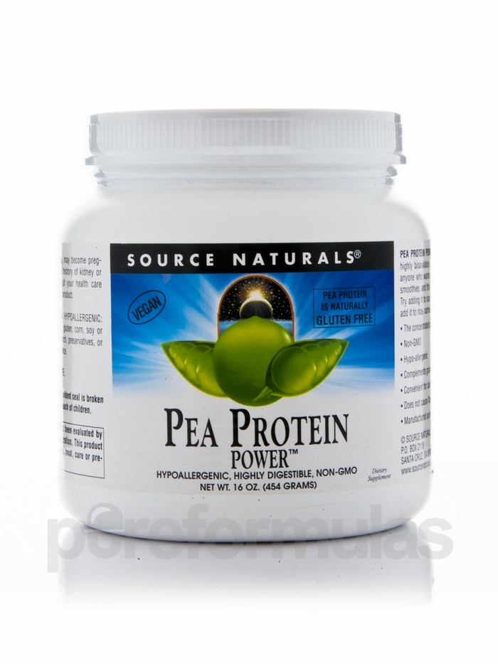 This powdered pea protein is delicious
