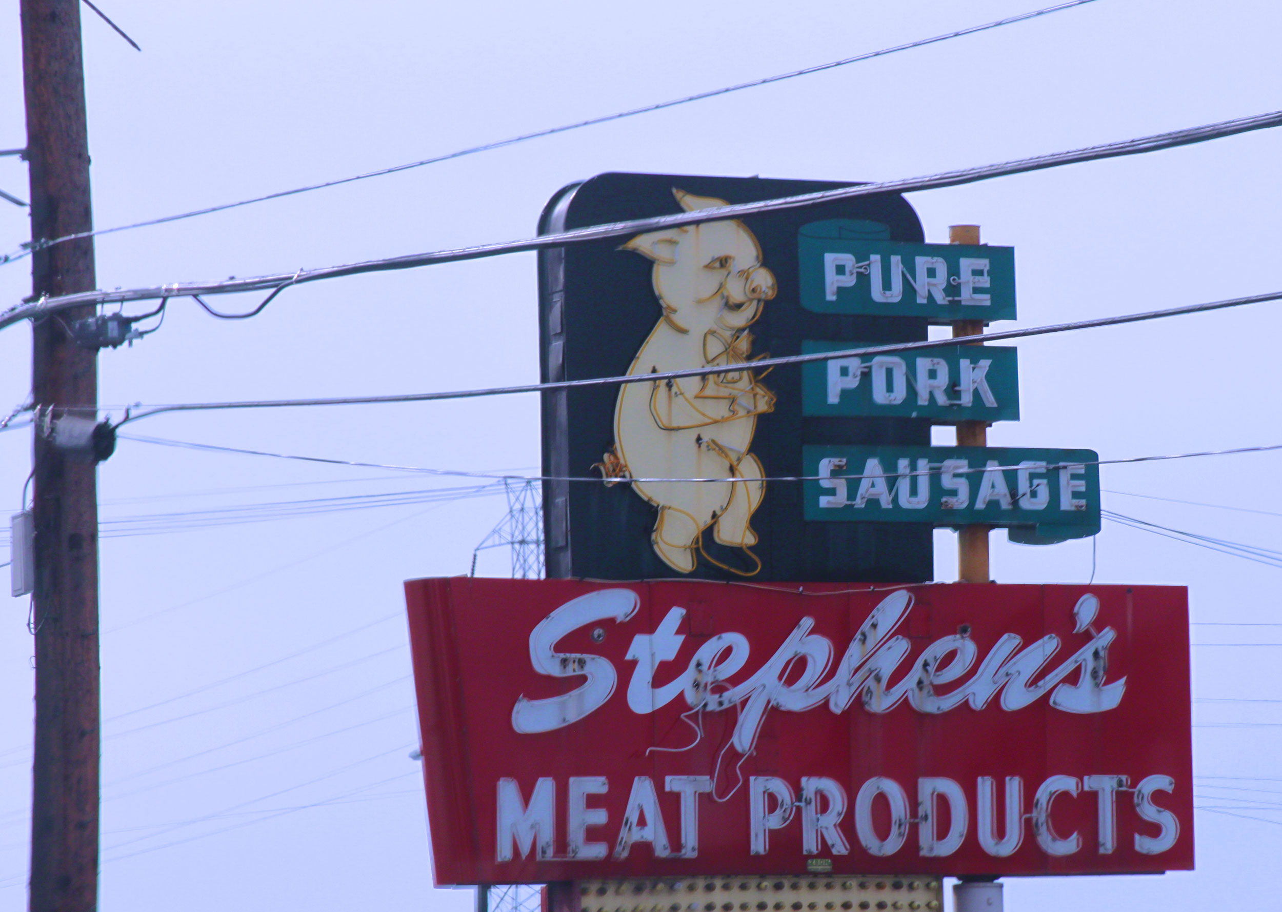 Roadside Sausage Sign, San Jose