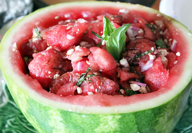 Recipe: Watermelon salad for a summer BBQ